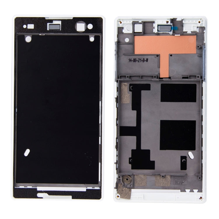 Front Housing with Adhesive for Sony Xperia C3, For Xperia C3(Green), For Xperia C3(Black), For Xperia C3(White)