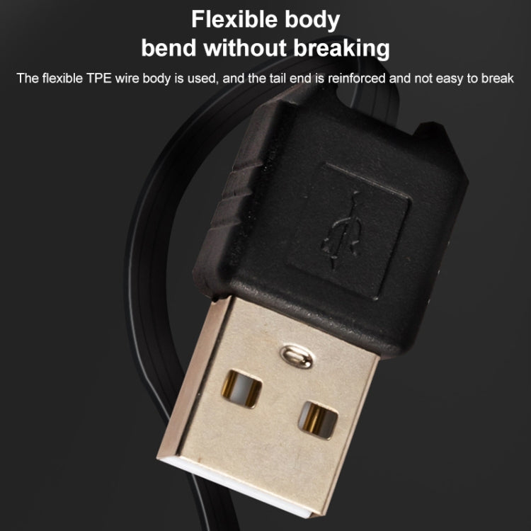 USB Retractable Data & Charger Cable for Motorola V3 / Mobile Phone / MP3 / MP4 / Digital Camera / GPS, Length: 10cm (Can be Extended to 80cm), Black, USB 2.0 to Mini 5 Pin