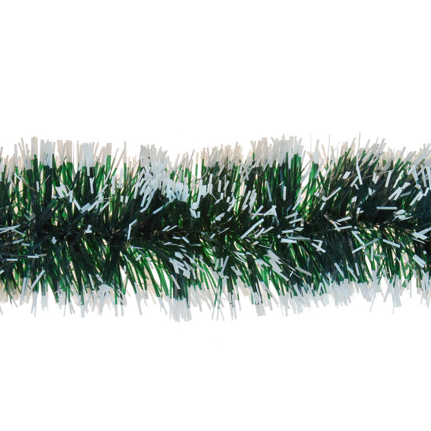 Christmas Tinsel 6inch x 2m white tips AS-21793