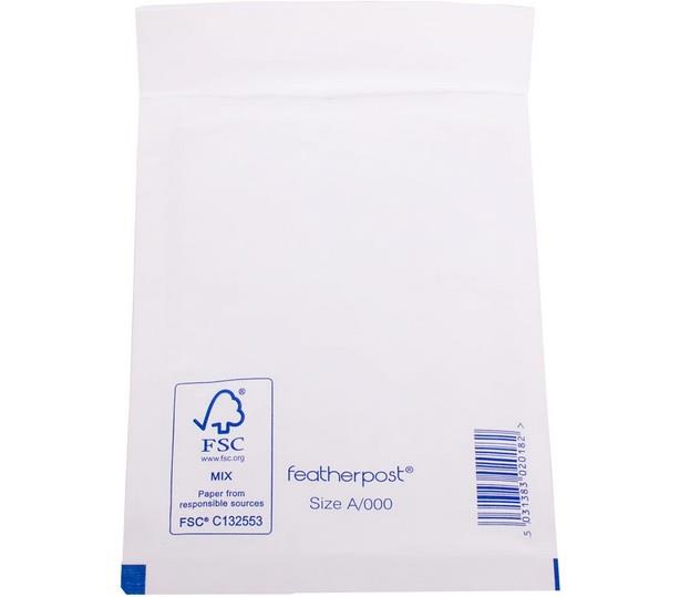 Padded Bubble Envelope in White 120x165mm Internal Size A/000 (QTY 200)
