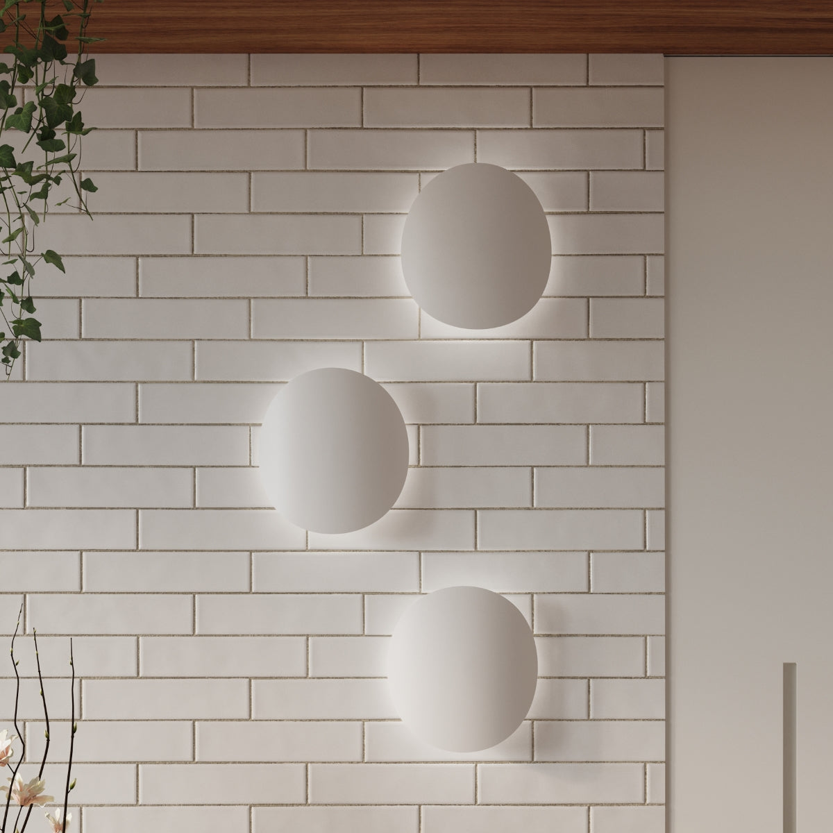Wall lamp steel Senses modern Design G9