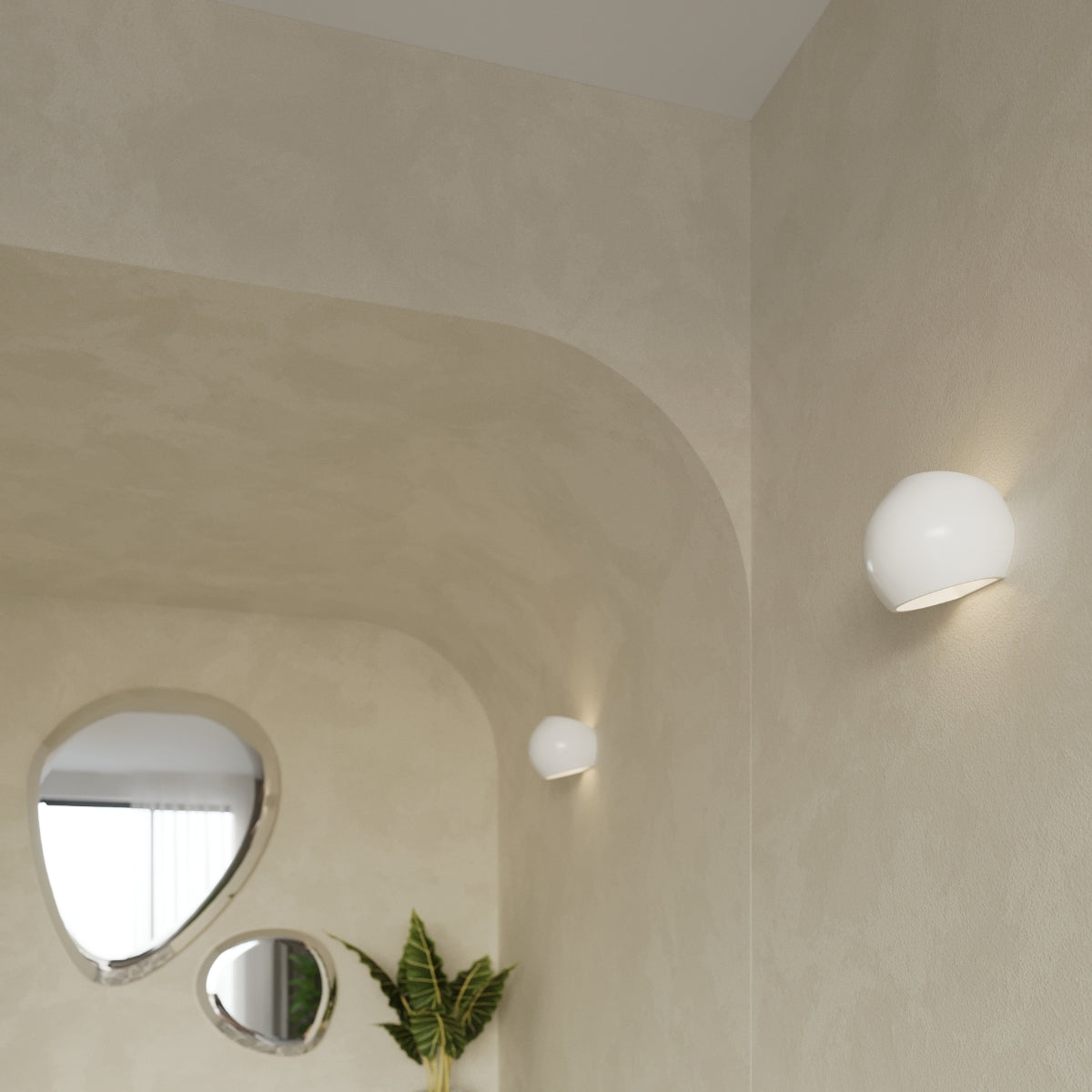 Wall lamp ceramics Globe modern Design E27