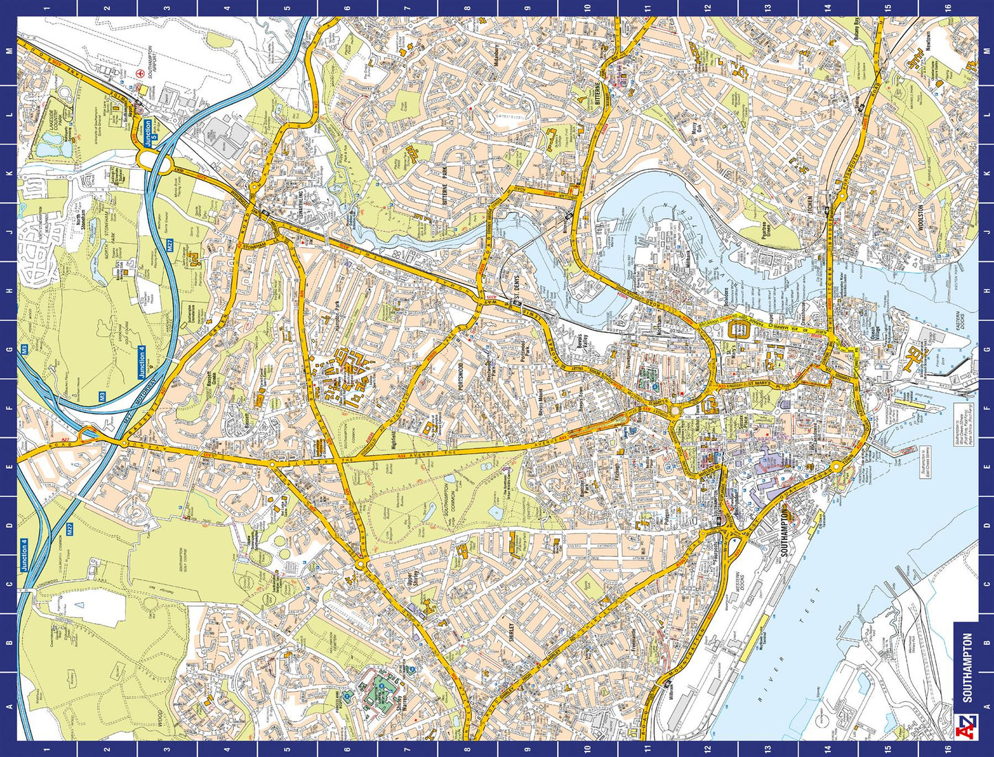 A to Z Map of Southampton 1000 Piece Jigsaw