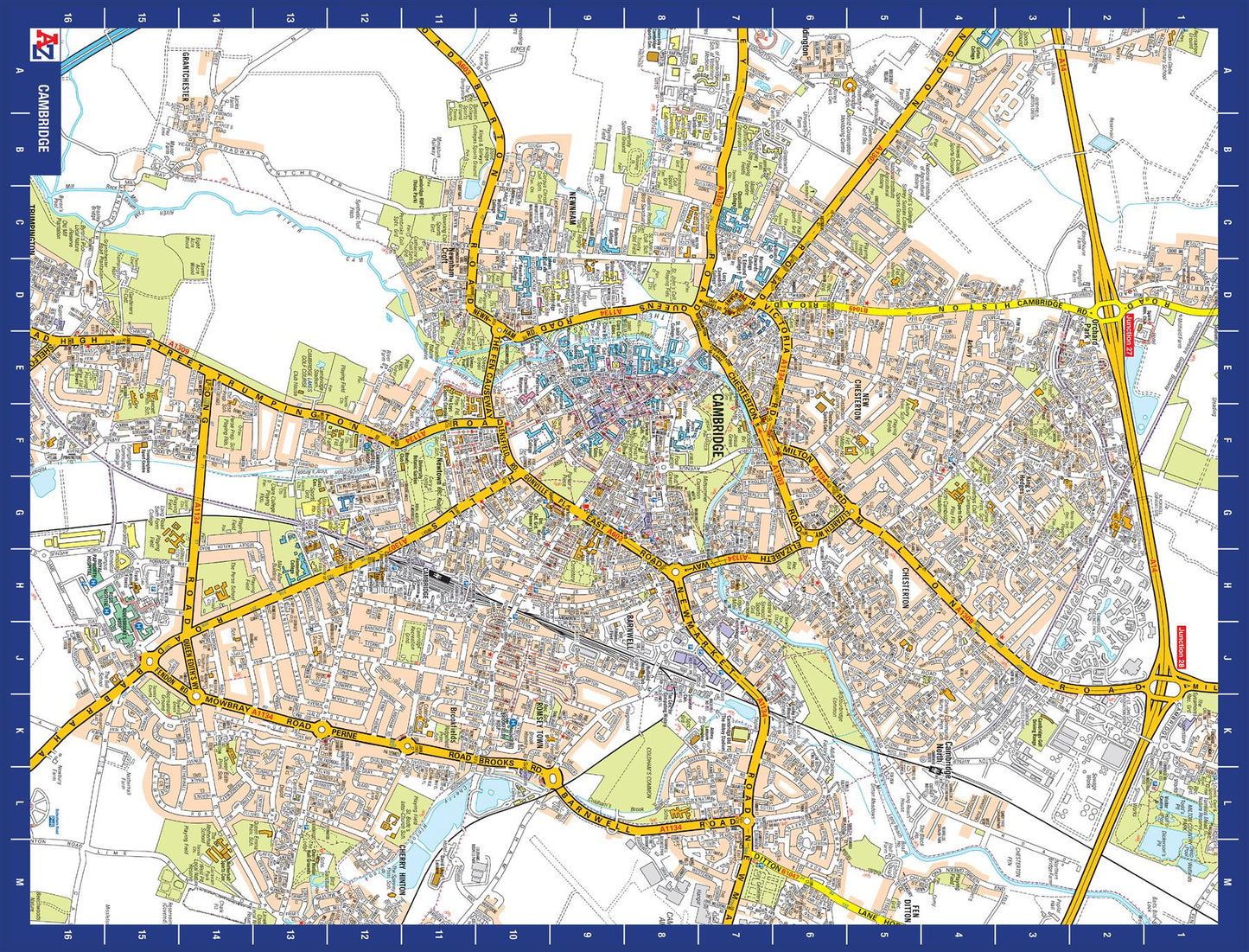 A to Z Map of Cambridge 1000 Piece Jigsaw