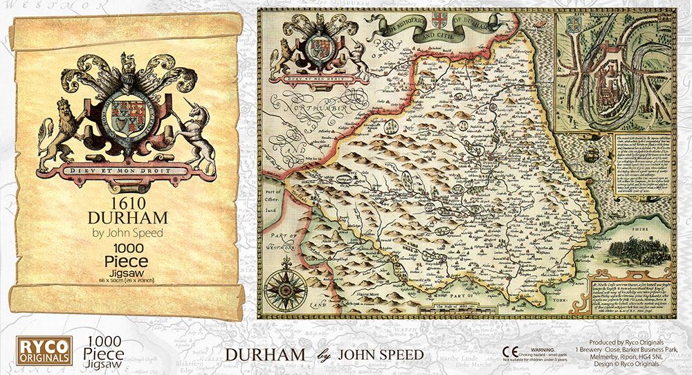 Durham Historical 1000 Piece Jigsaw Puzzle (1610)