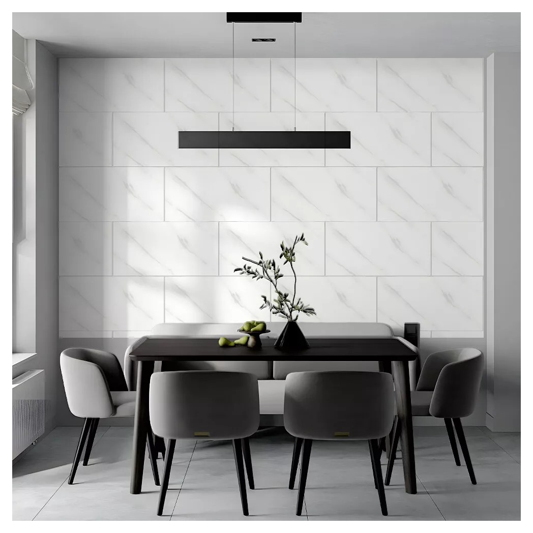 10x Marble Tiles Sticker Self-Adhesive Stick On Kitchen Home Wall Bathroom Decor