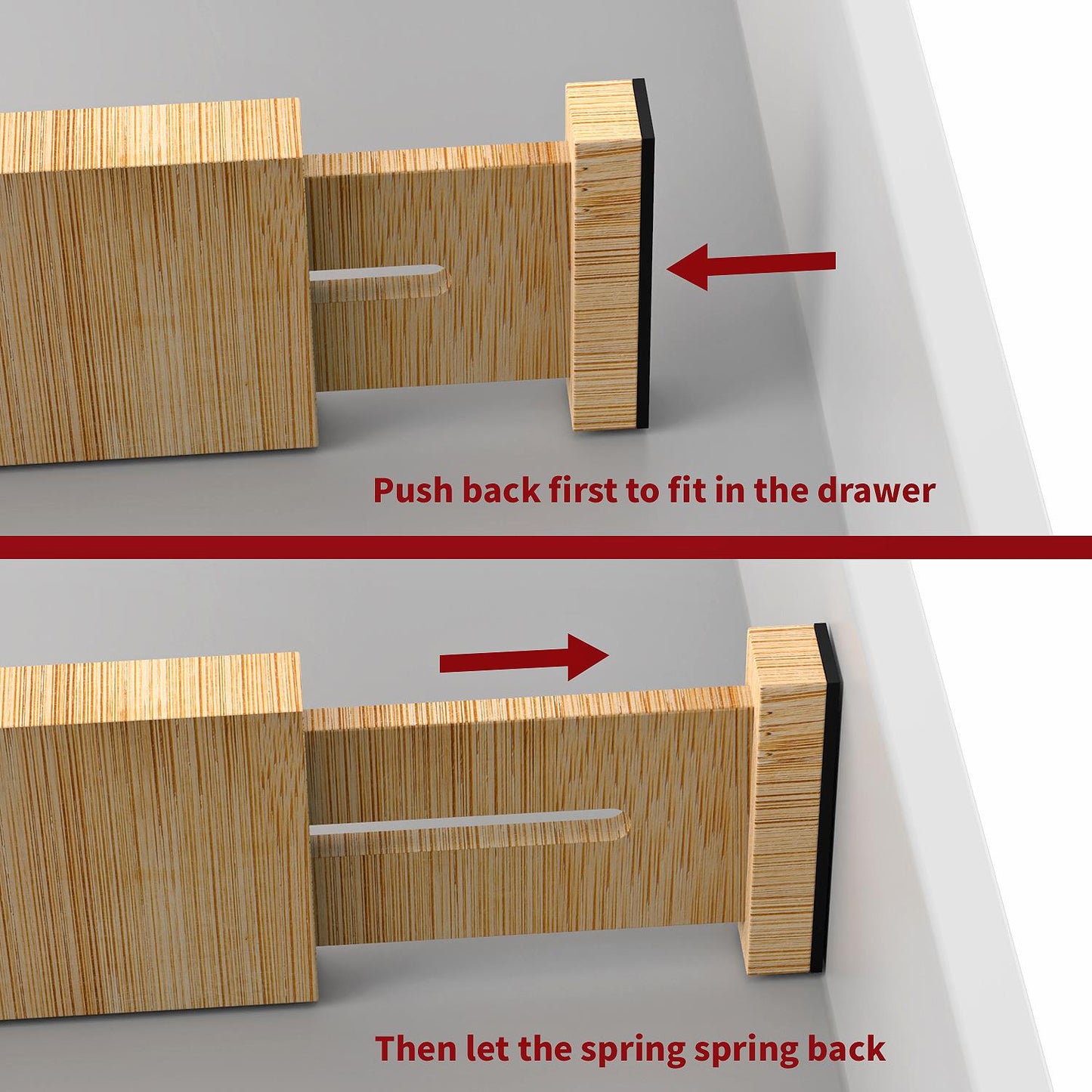 VINSANI BAMBOO DRAWER DIVIDERS 1010199