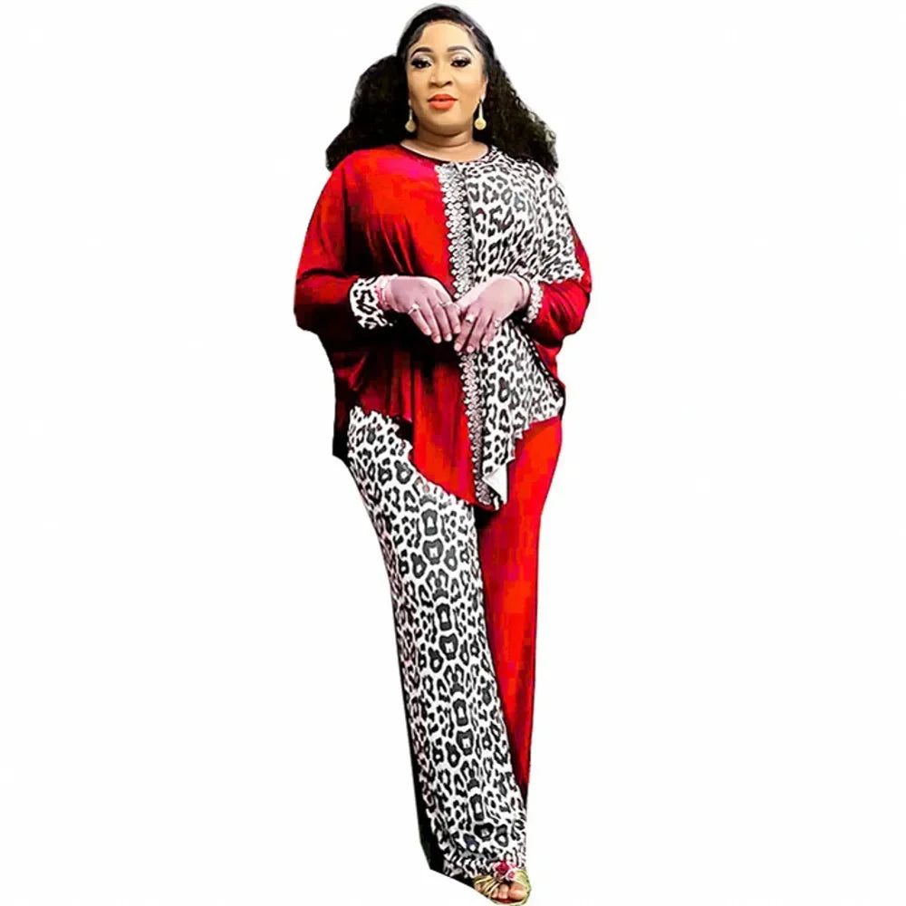 Women's Two Sets Dashiki African Dress