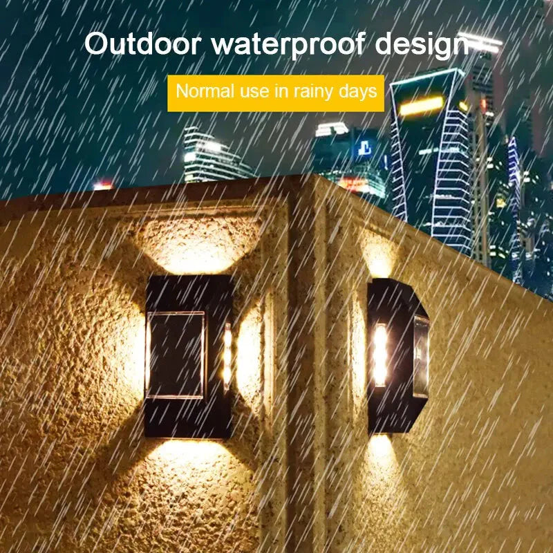 LED Staircase Villa Balcony Lighting Solar Sensor Wall Lights