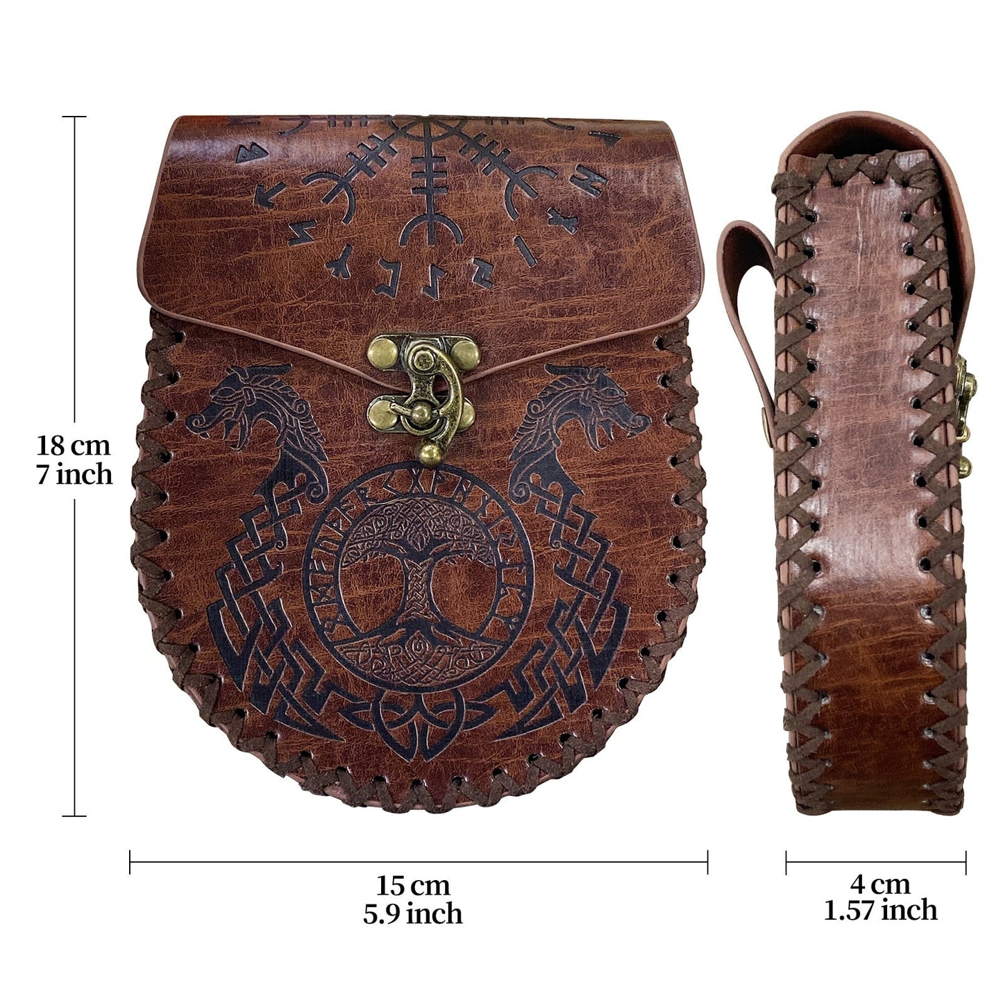 Sporran Medieval Viking Money Pouch Bag Cosplay Hangable