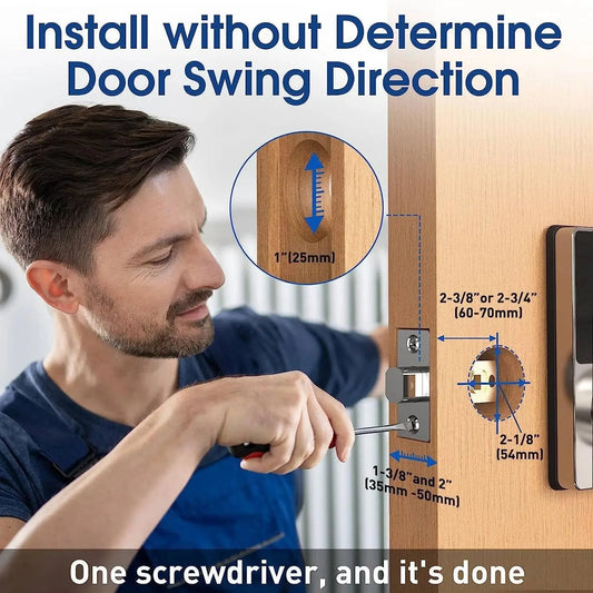 Smart Lock with password, Keyless Entry Door Lock with Touchscreen Keypads