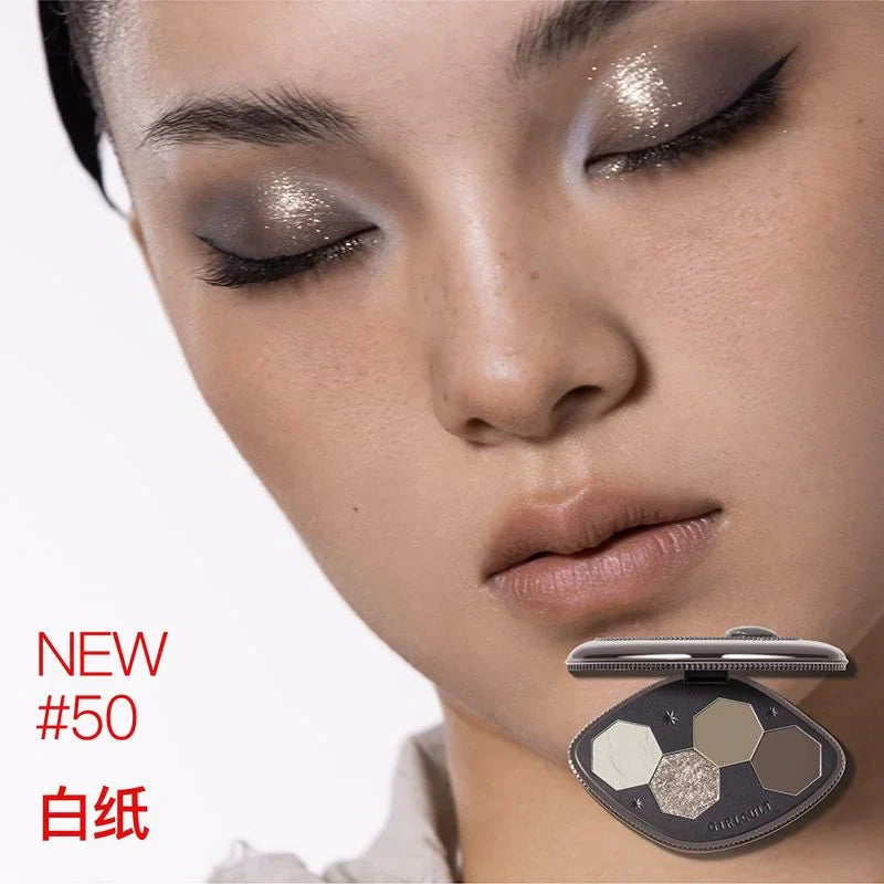 Girlcult 4 Color Glitter Eyeshadow Palette Chameleon Matte Champagne Shimmer Waterproof Palette Eye shadow Korean Vegan Makeup