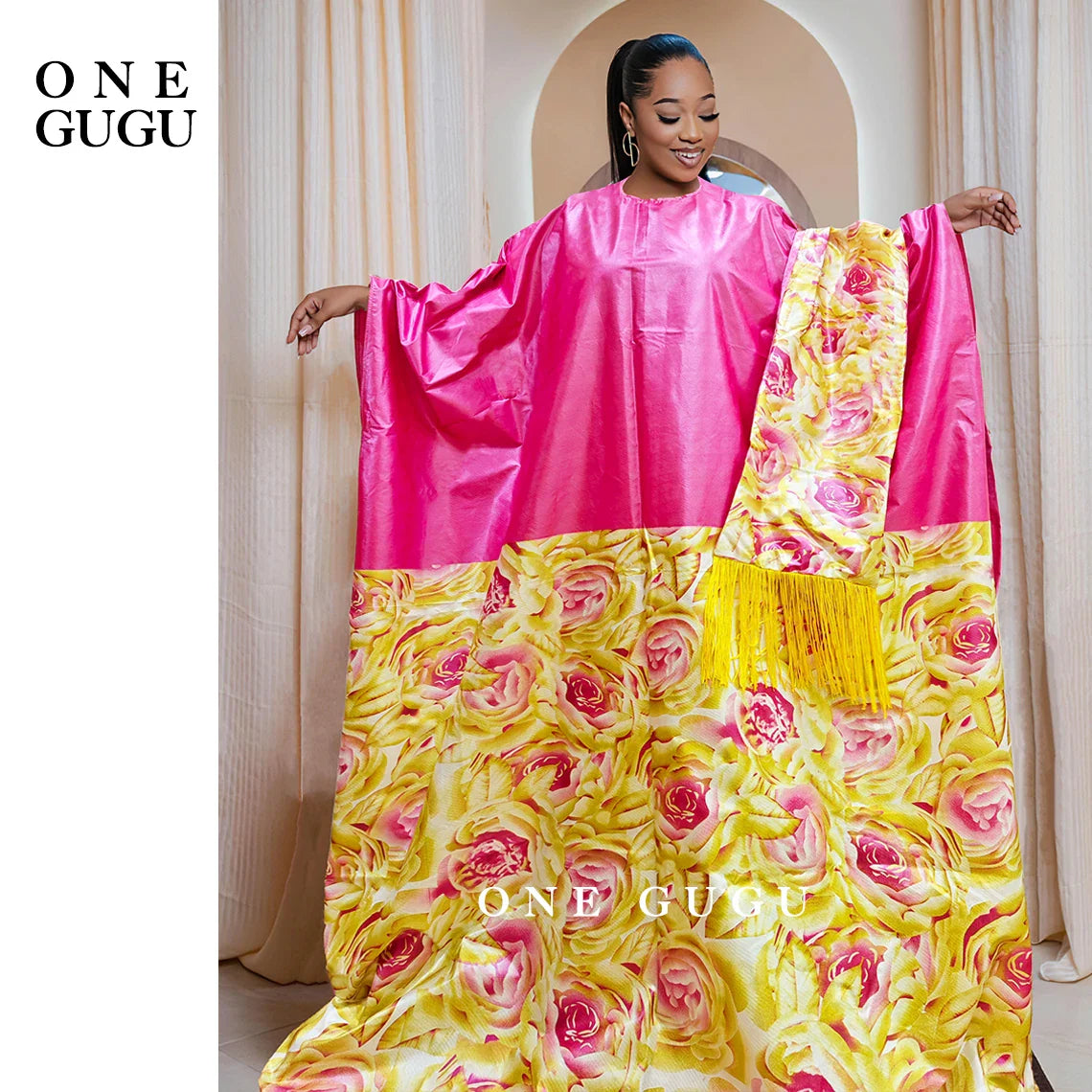 First Quality Hot Stamping Printing African Traditional Dashiki Basin Wedding Dress Blue Bazin Riche Boubou With Tassel Shawl