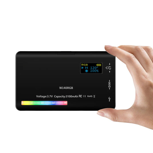 LED RGB Camera Light Full Color Output Video Light