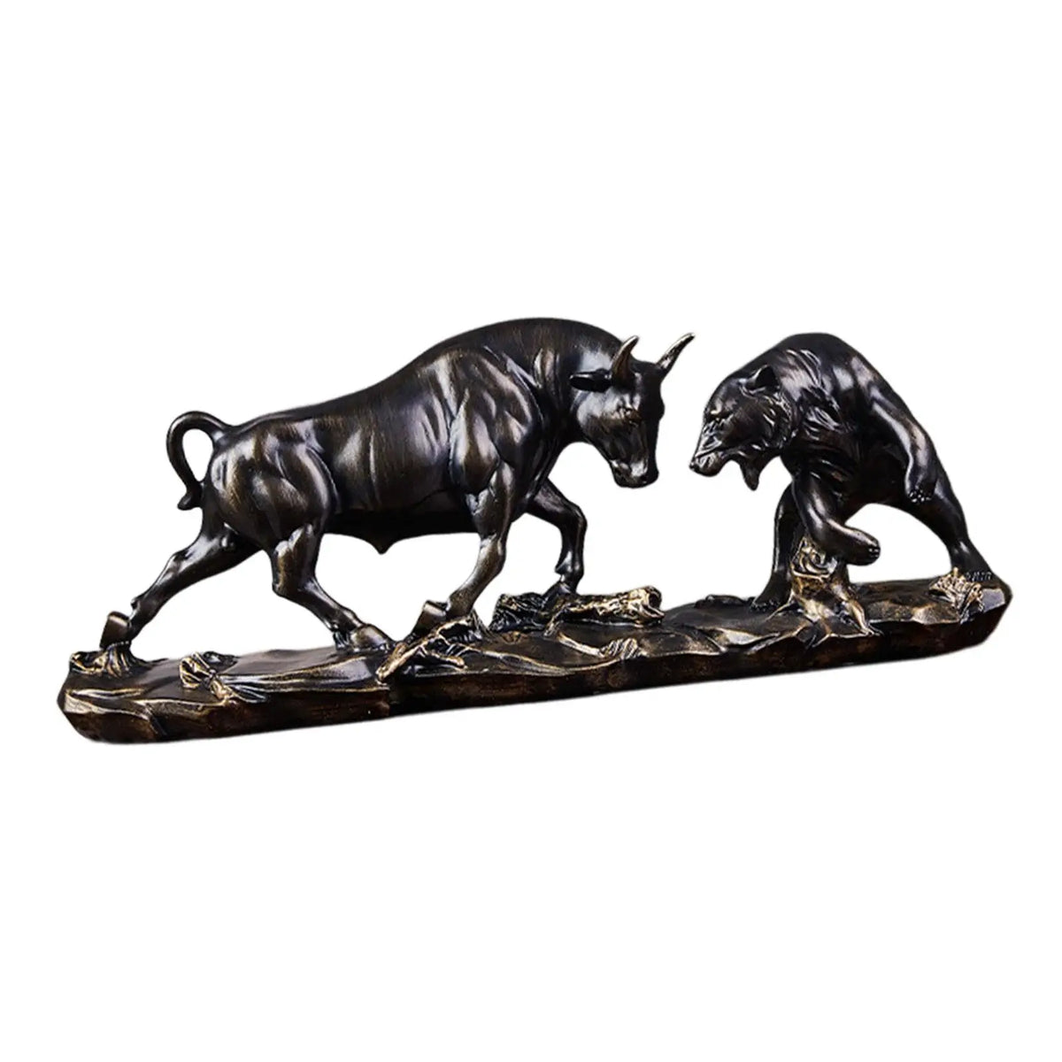 Bear and Bull Statue
