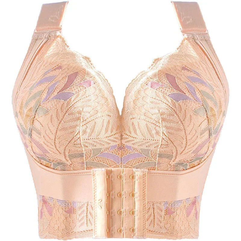 Push Up Padded Bras Voor Vrouwen Kant Beha Voeg Twee Beugel Beha Cup Plus Size Bras Voor Vrouwen Floral 32d Bra Womens Lingerie