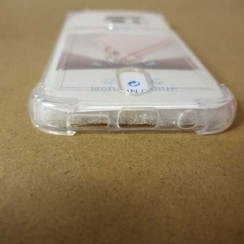 Soft TPU Clear Case With Card Slot - For Samsung S7