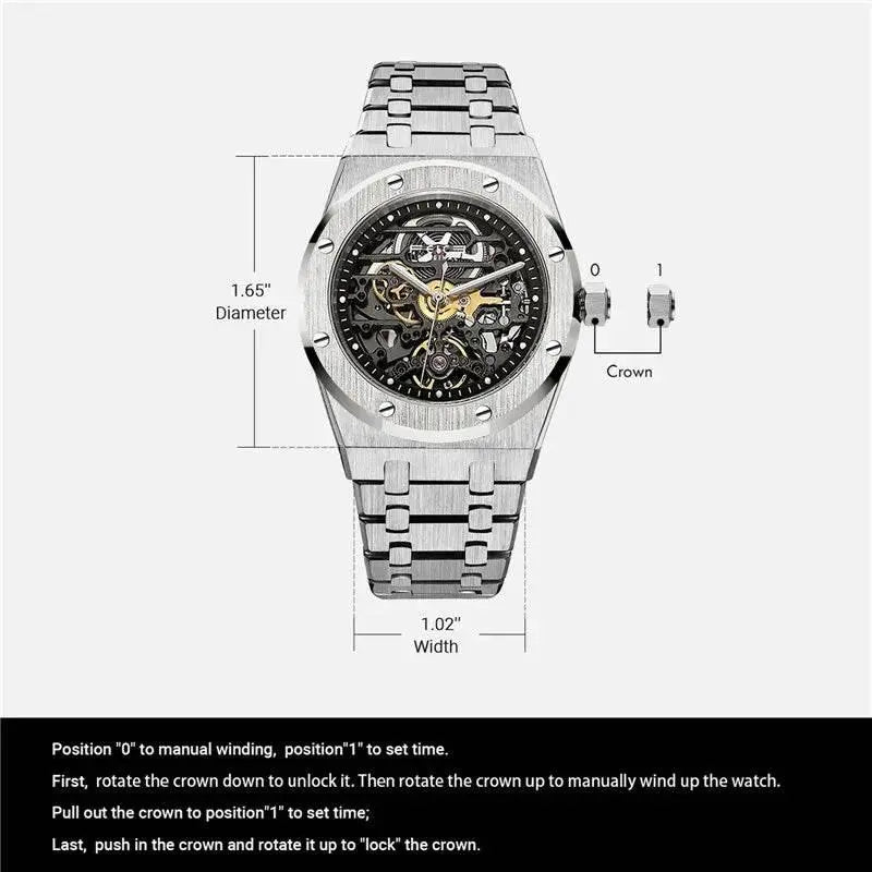 Automatic Mechanical Luxury Watch