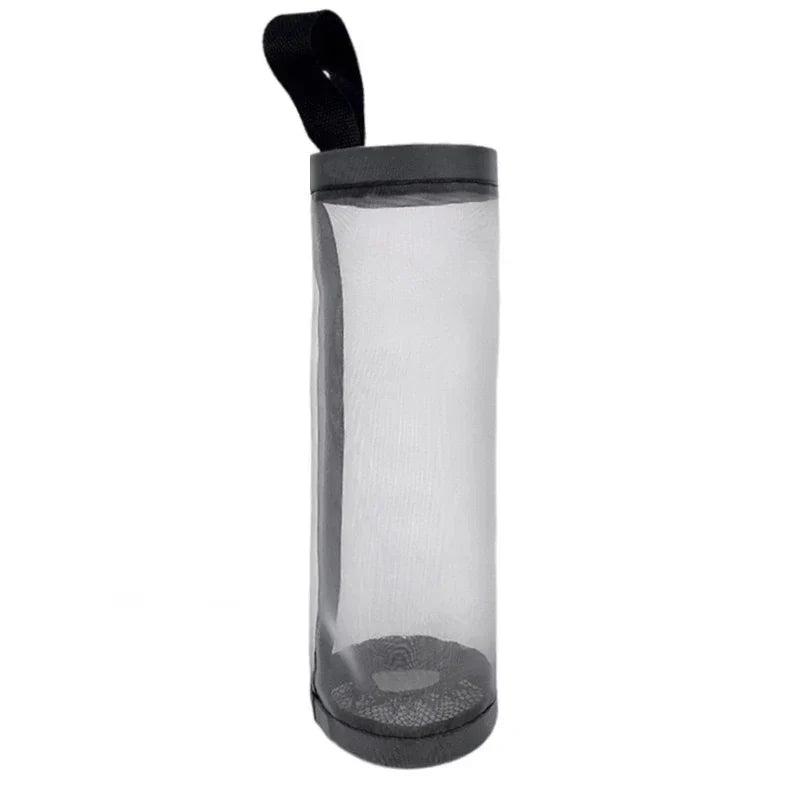 Hanging Plastic Bag Dispenser, Wall-Mounted Kitchen Storage Organizer