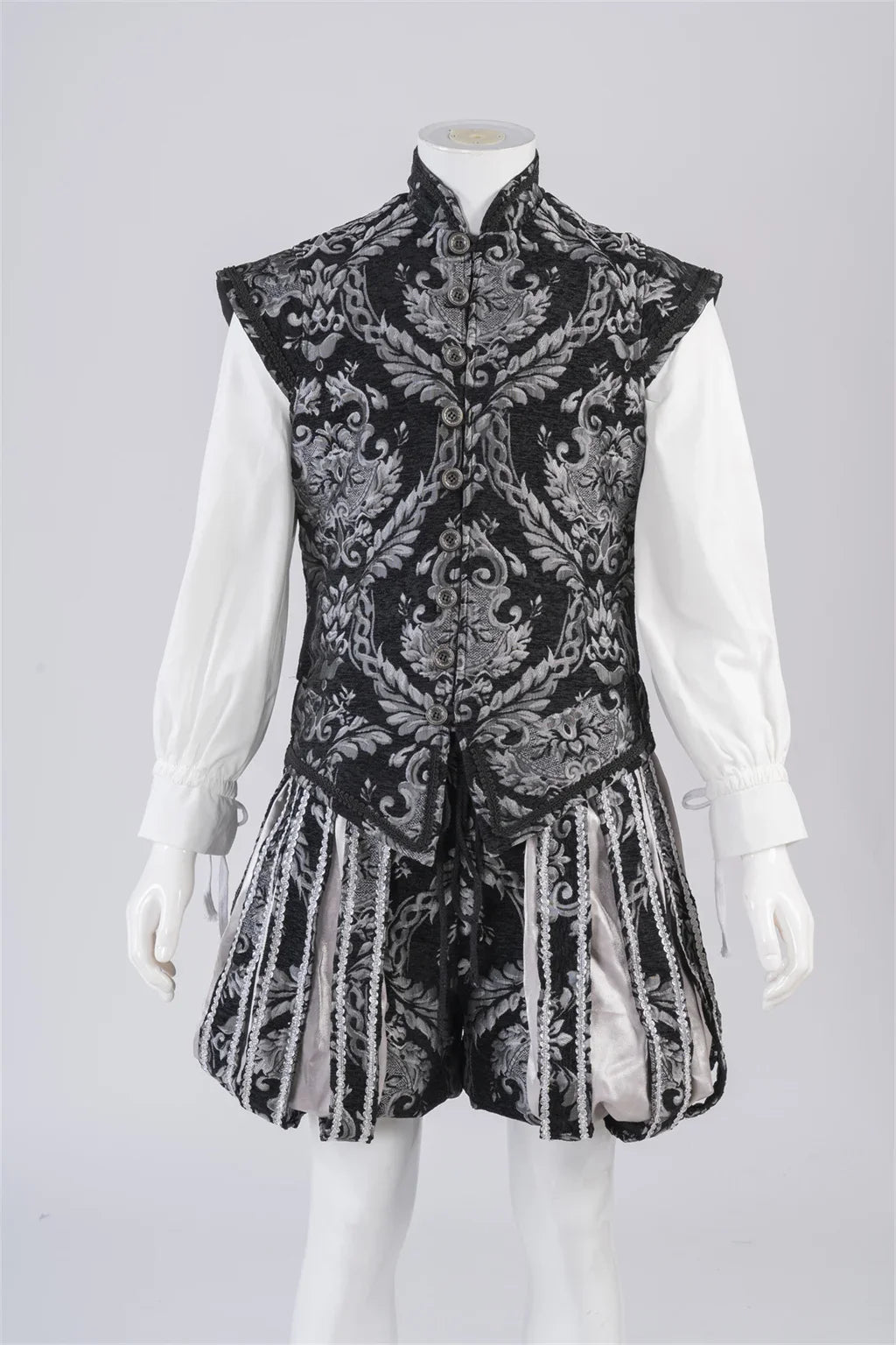 15th Century Renaissance Tudor King Prince Costume Vest & Pants Set β Elizabethan Outfit