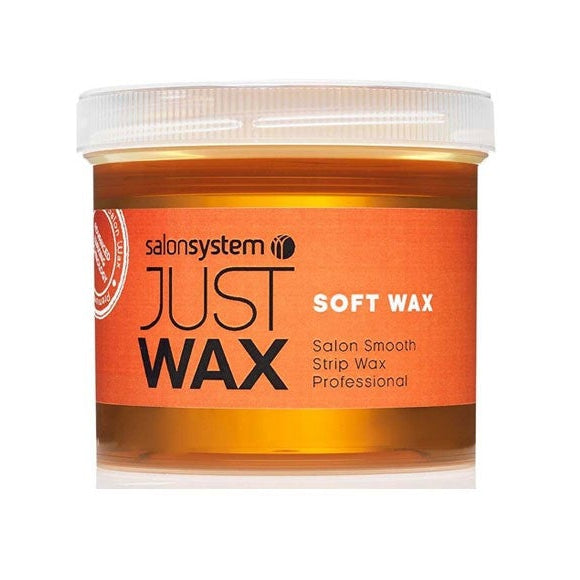 Salonsystem Just Wax Soft Wax for Professional Smooth Hair Removal for Body & Legs 450g/15.87 oz