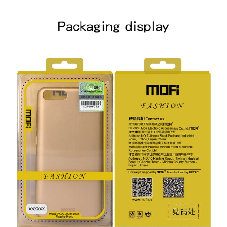 MOFI Frosted PC Ultra-thin Full Coverage Case for Galaxy A50 (Blue)