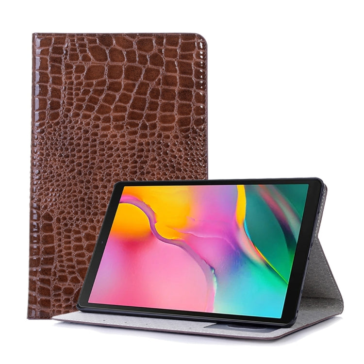 Crocodile Texture Horizontal Flip Leather Case for Galaxy Tab A 10.1 (2019) T510 / T515, with Holder & Card Slots & Wallet, For Galaxy Tab A 10.1 (2019)