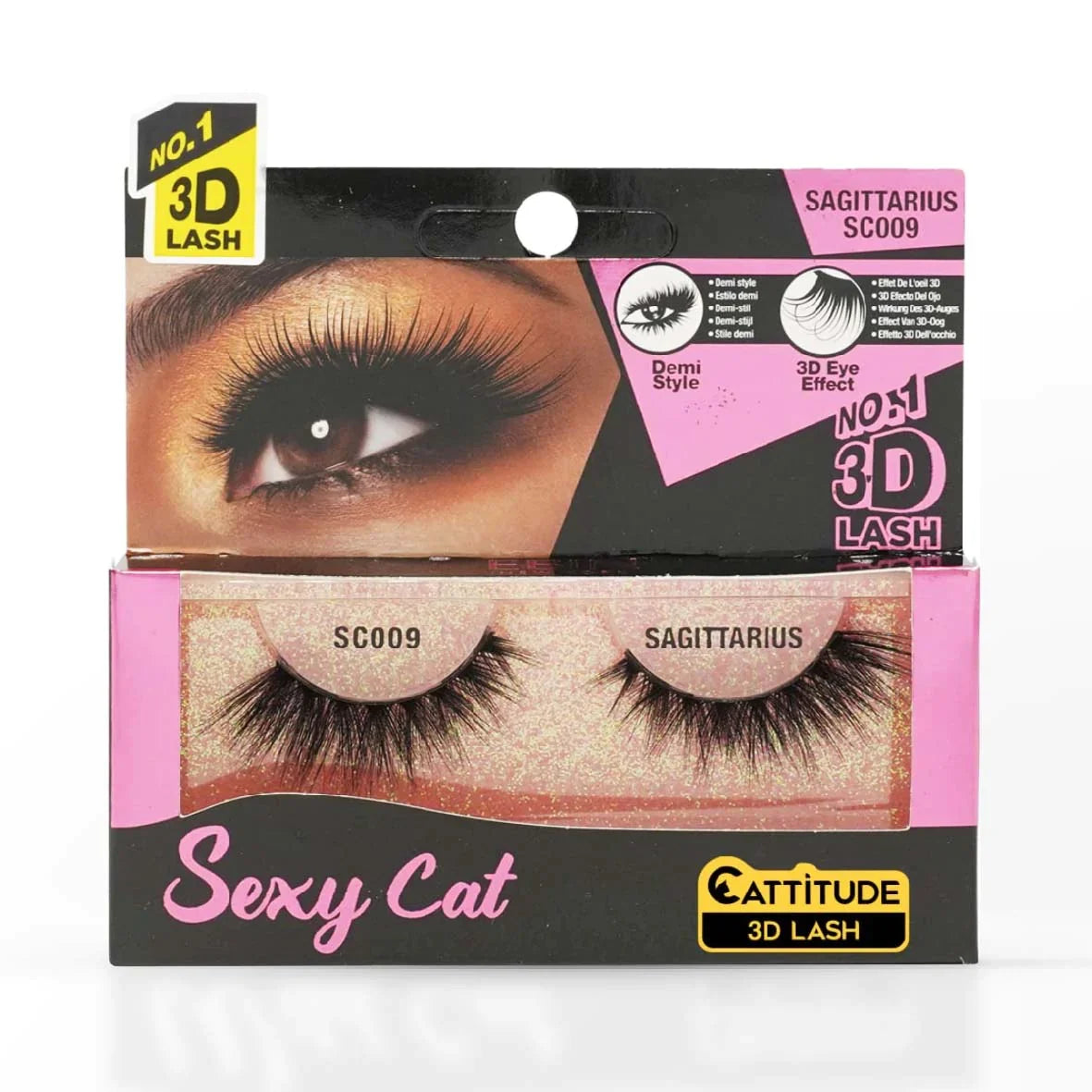 Sexy Cat 3D Lash: Ultra-Volumizing & Lengthening False Eyelashes for Dramatic Eye Makeup Looks
