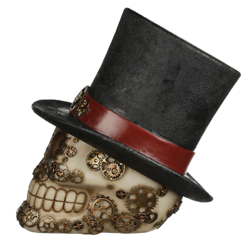 Steampunk Style Skull with Top Hat