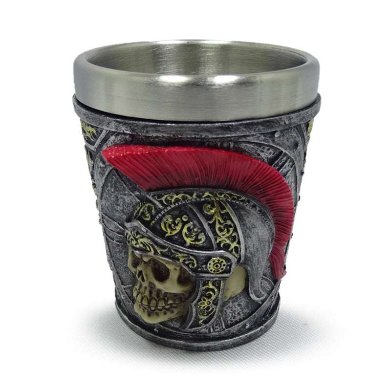 Decorative Roman Soldier Shot Glass