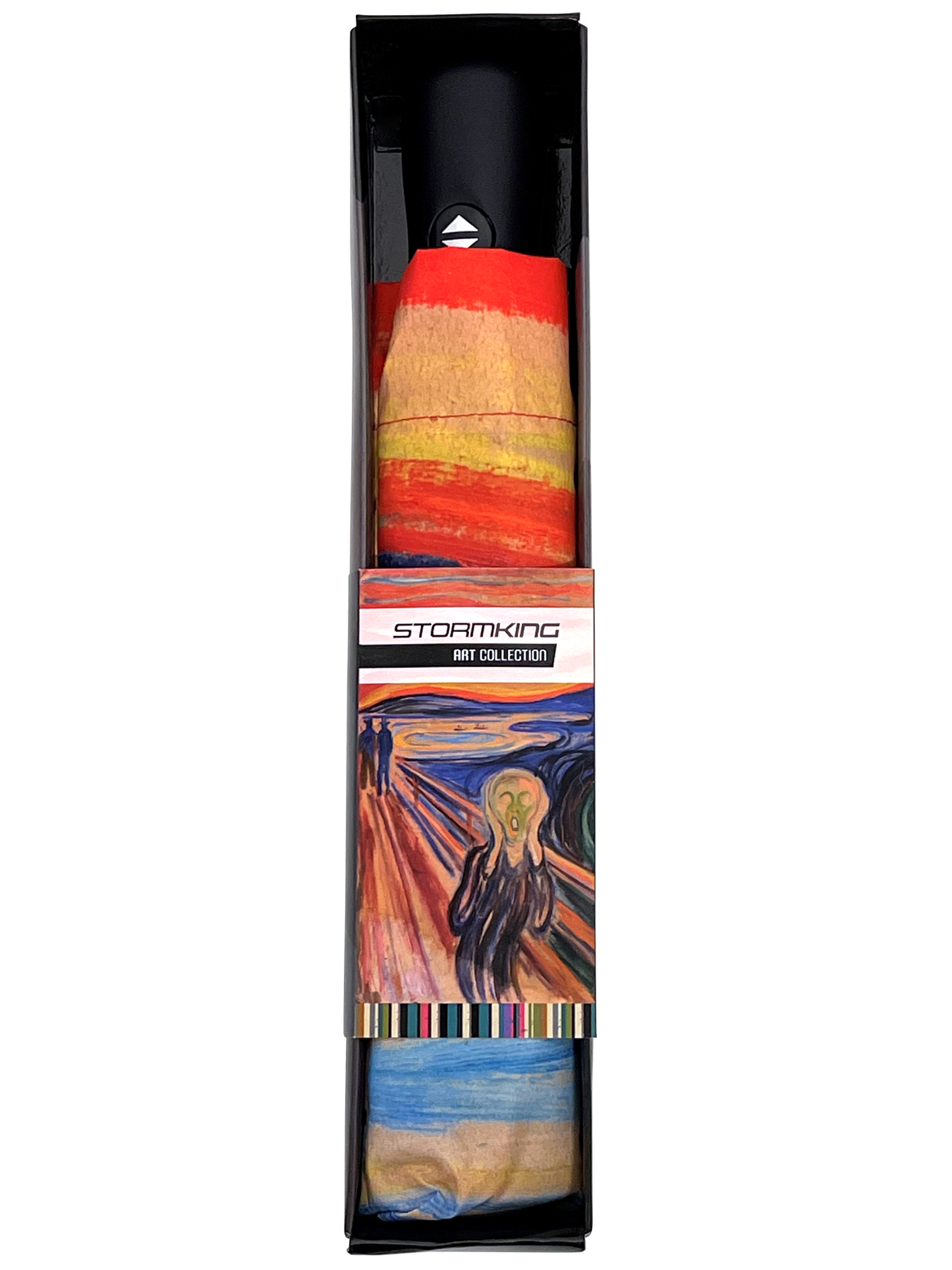 StormKing Folding Art Umbrella Munch Scream by Soake