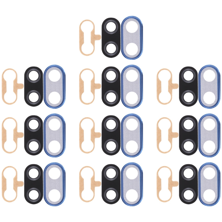 For Huawei Nova 3i 10pcs Back Camera Bezel with Lens Cover & Adhesive , For Huawei Nova 3i(10 PCS), Huawei Nova 3i