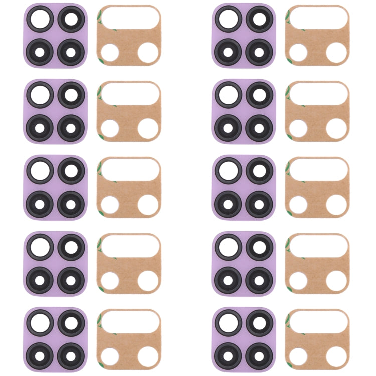 For Huawei P40 Lite 10pcs Original Back Camera Lens , For Huawei P40 Lite (Green), For Huawei P40 Lite, For Huawei P40 Lite (Pink)
