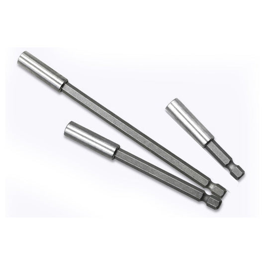 3 in 1 1/4 Electric Batch Head High Magnetism Connecting Rod Pistol Drill Extension Rod Sleeve Fast Turning Joint, Length: 60/100/150mm, 60/100/150mm Joint