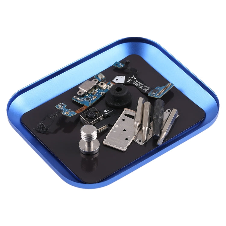 Aluminium Alloy Screw Tray Phone Repair Tool, Screw Tray (Red), Screw Tray
