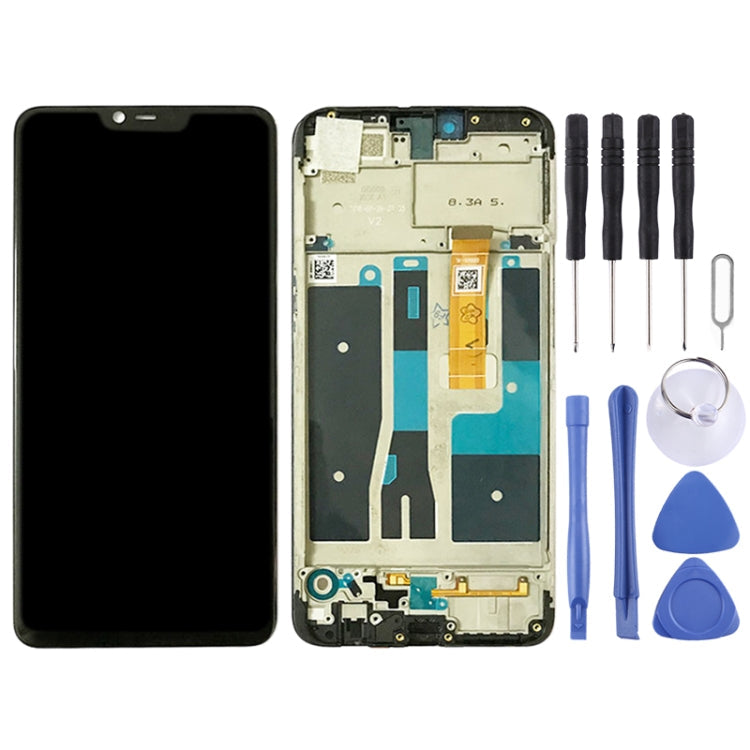 LCD Screen and Digitizer Full Assembly with Frame for OPPO A5 / A3s (High Version), For OPPO A5 ((High Version) )