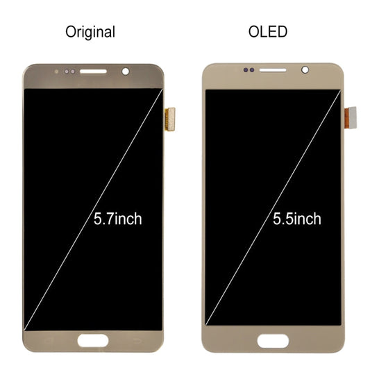 5.5 inch OLED Material LCD Screen and Digitizer Full Assembly for Samsung Galaxy Note 5, For Galaxy Note 5(OLED)