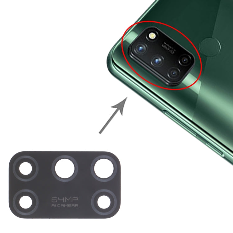 For OPPO Realme 7i RMX2103 10pcs Back Camera Lens, For OPPO Realme 7i