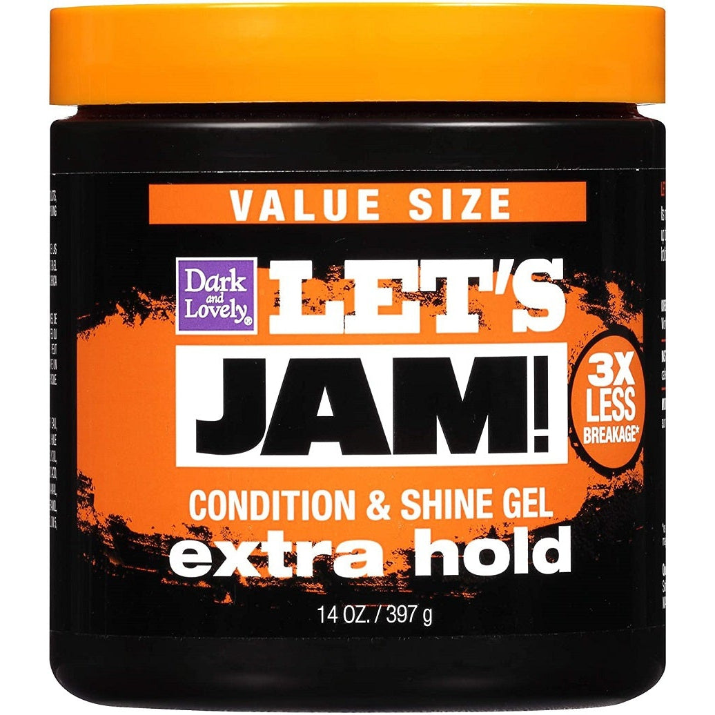 Let's Jam Shining & Conditioning Gel Extra Hold for Sleek Styles & Healthy Hair