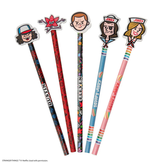 Stranger Things Pencil with eraser Scoops Ahoyteve CR5485
