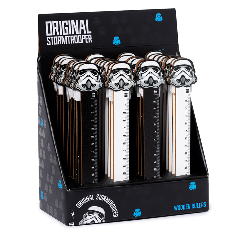 Shaped Top Wooden Ruler (15cm) - The Original Stormtrooper