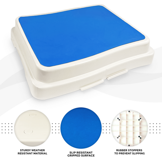 Bath Safety Aid Stool With Anti Slip Grip