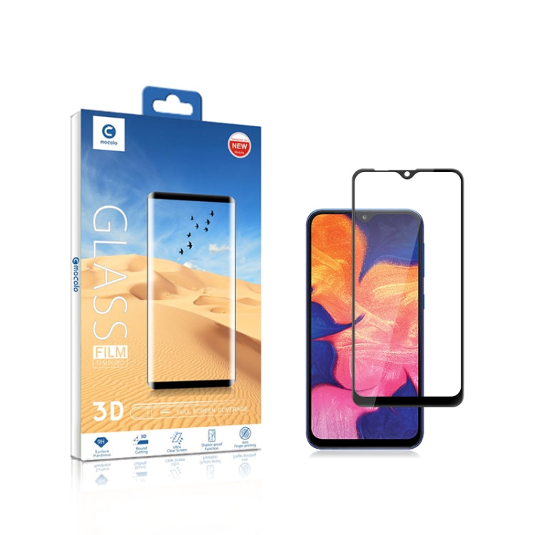 mocolo 0.33mm 9H 3D Full Glue Curved Full Screen Tempered Glass Film for Galaxy A10 / M10
