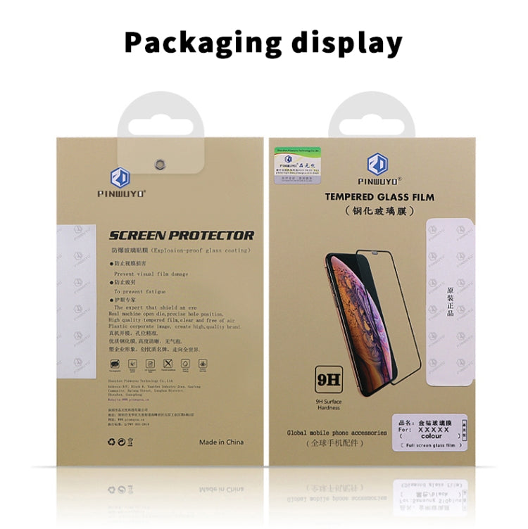 PINWUYO 9H 2.5D Full Glue Tempered Glass Film for Galaxy M30