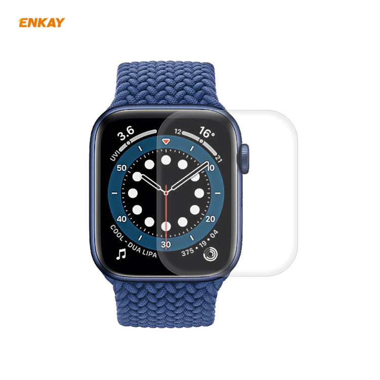 For Apple Watch Series 6/5/4/SE 40mm ENKAY Hat-Prince 3D Full Screen PET Curved Hot Bending HD Screen Protector Film, For Apple Watch Series 6/5/4/SE 40mm