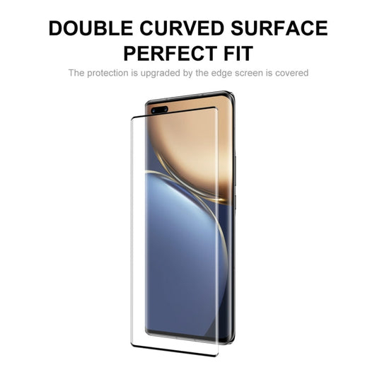 2 PCS For Honor Magic3 / 3 Pro / 3 Pro+ ENKAY Hat-Prince 3D Curved Explosion-proof Full Coverage Film Heat Bending Tempered Glass Protector
