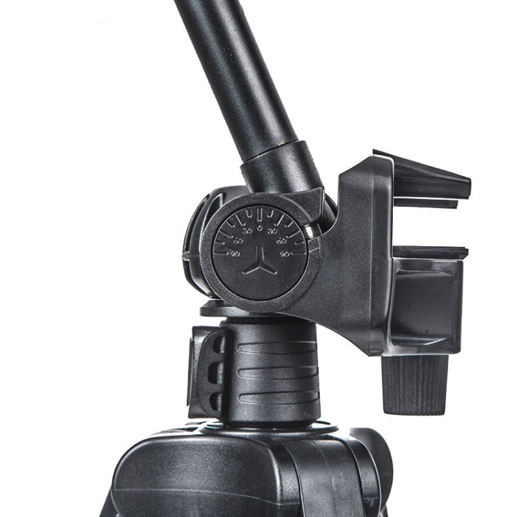 YUNTENG 6208 Aluminum Tripod Mount with Bluetooth Remote Control & 3-Way Head & Phone Clamp, VCT-6208