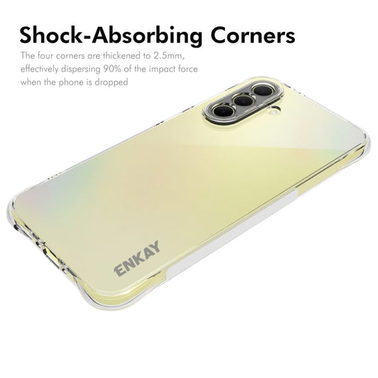 For Galaxy A36 5G ENKAY Hat-Prince Transparent TPU Shockproof Phone Case