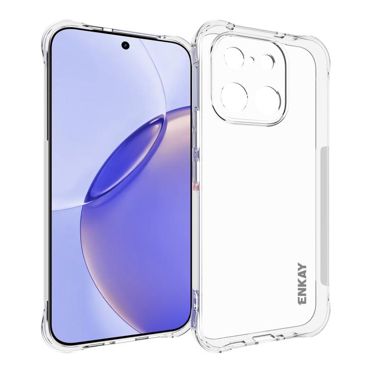 ENKAY Transparent TPU Shockproof Anti-slip Phone Case, For Realme 16 Pro+ 5G Global, For Realme 16 Pro 5G Global, For Realme C85 Pro 4G Global, For Realme 15 Pro 5G Global, For Realme 15 5G Global, For Realme 14 Pro 5G, For Realme 14X 5G Global
