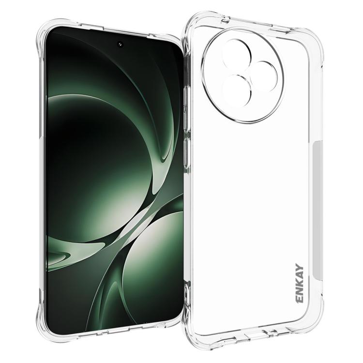 ENKAY Hat-Prince Transparent TPU Shockproof Phone Case, For Huawei Pura 80 Ultra, For Huawei Pura 80 Pro / 80 Pro+, For Huawei Pura 80, For Huawei Enjoy 70X, For Huawei Mate 70 Pro, For Huawei Mate 70, For Huawei nova 13 Pro, For Huawei nova Flip